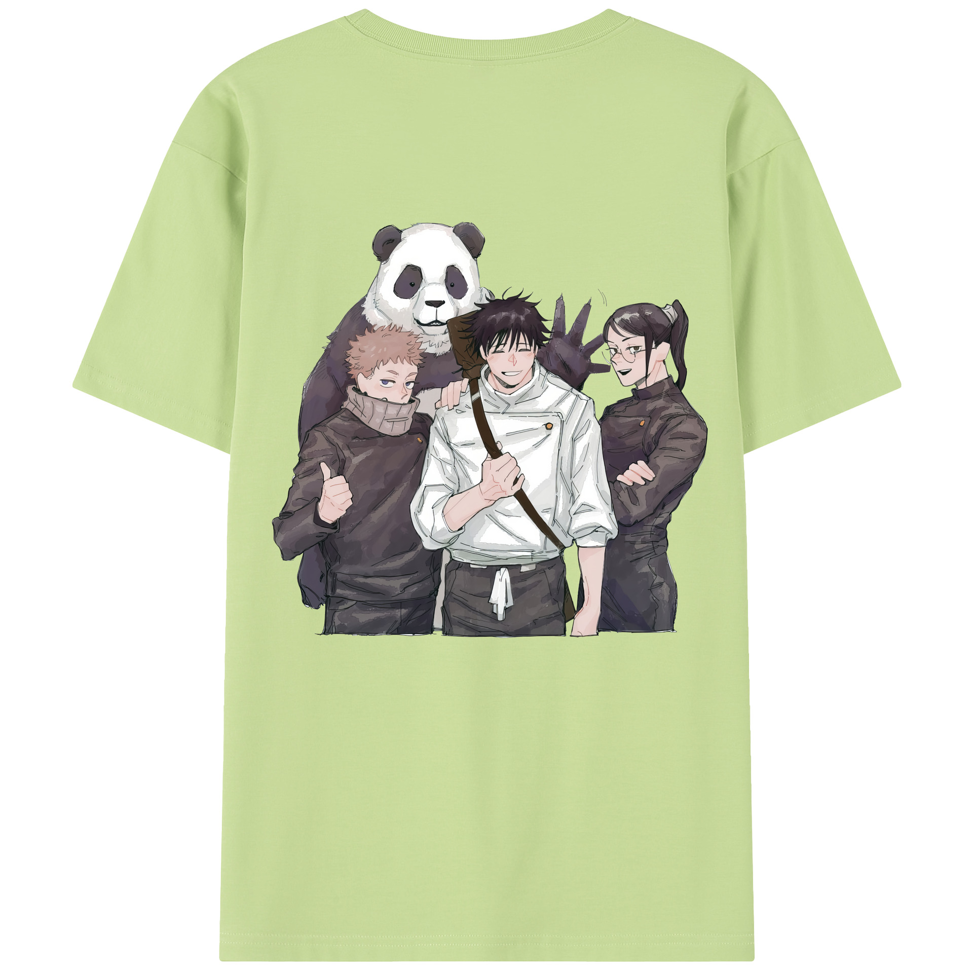 （画像用） 呪術廻戦 Jujutsu Kaisen 綿100％半袖Tシャツ（背面プリント）